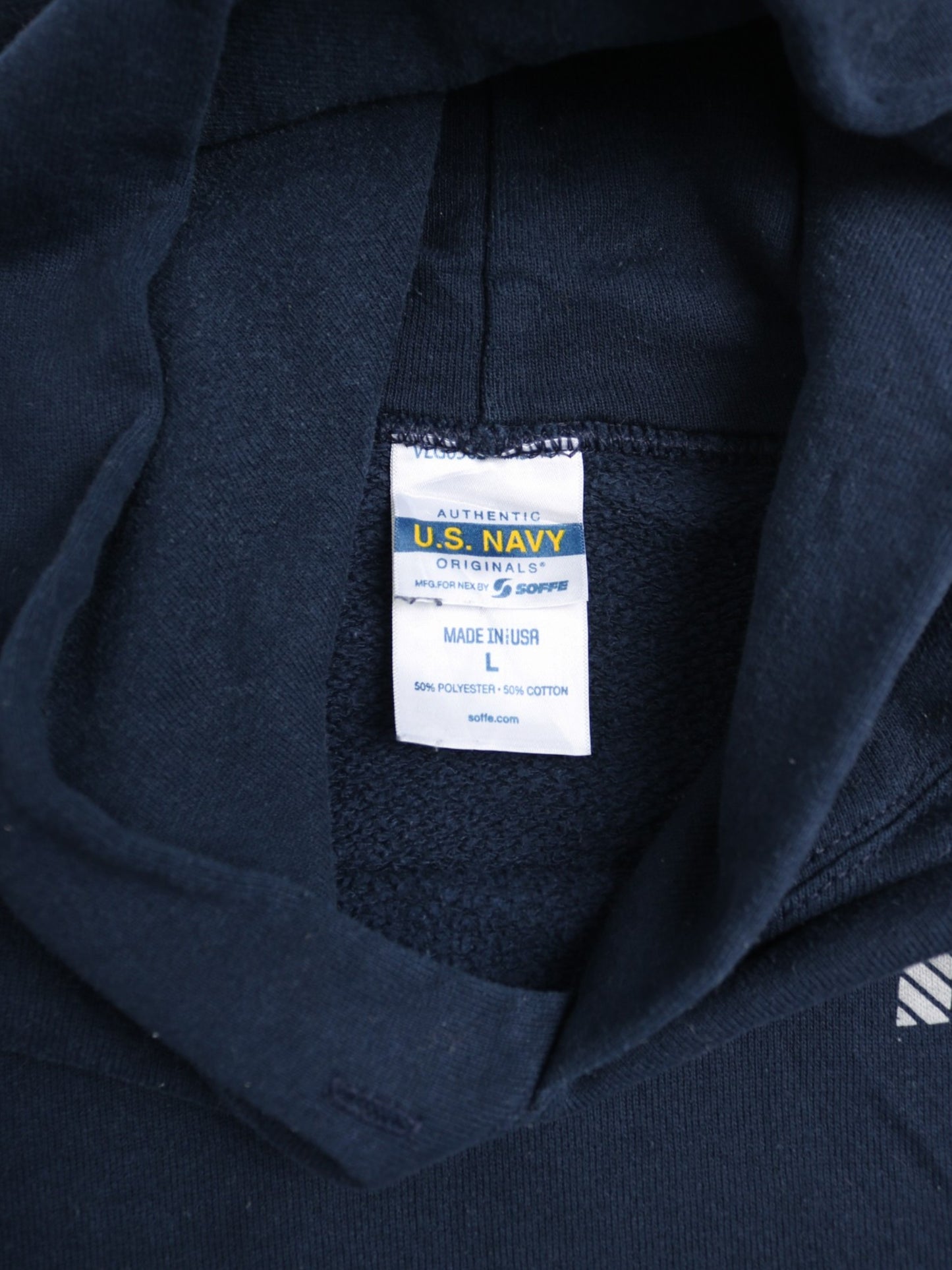 'Navy' Hooded Sweatshirt