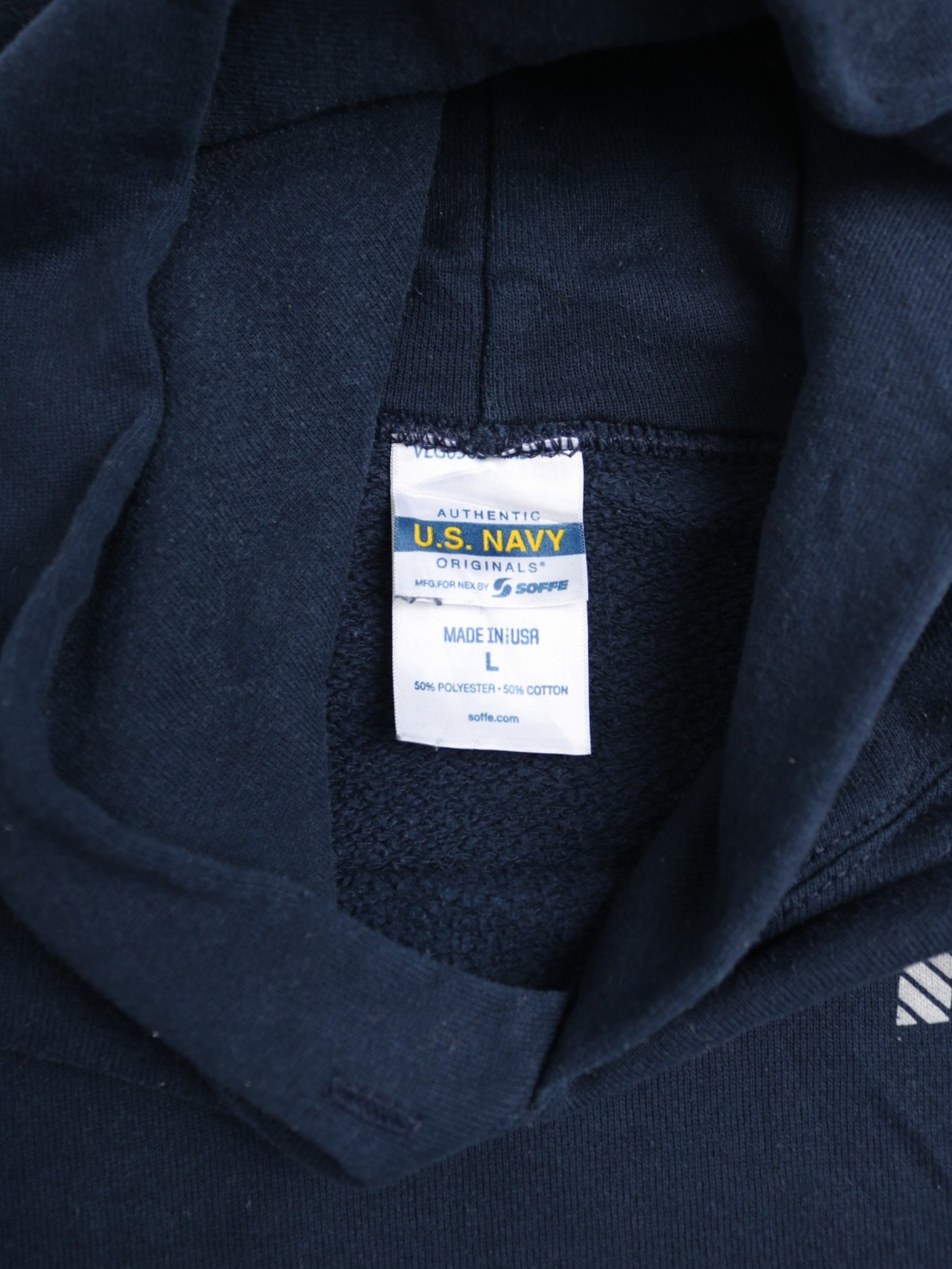 'Navy' Hooded Sweatshirt