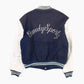 Vintage Varsity 'CSZ' Bomber Jacket - Navy