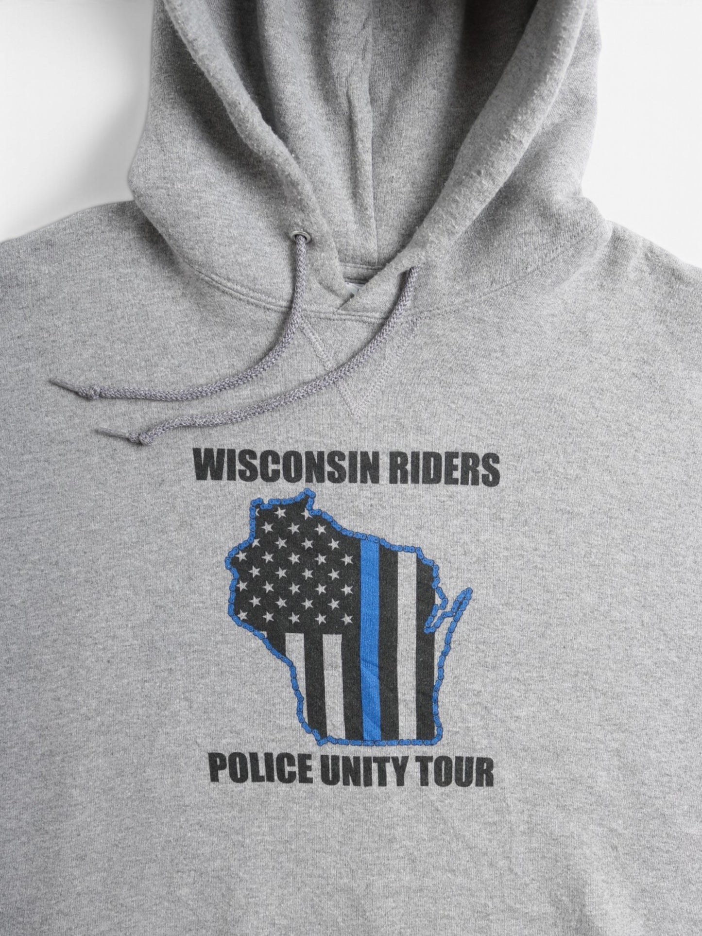 Vintage 'Wisconsin' Hooded Sweatshirt
