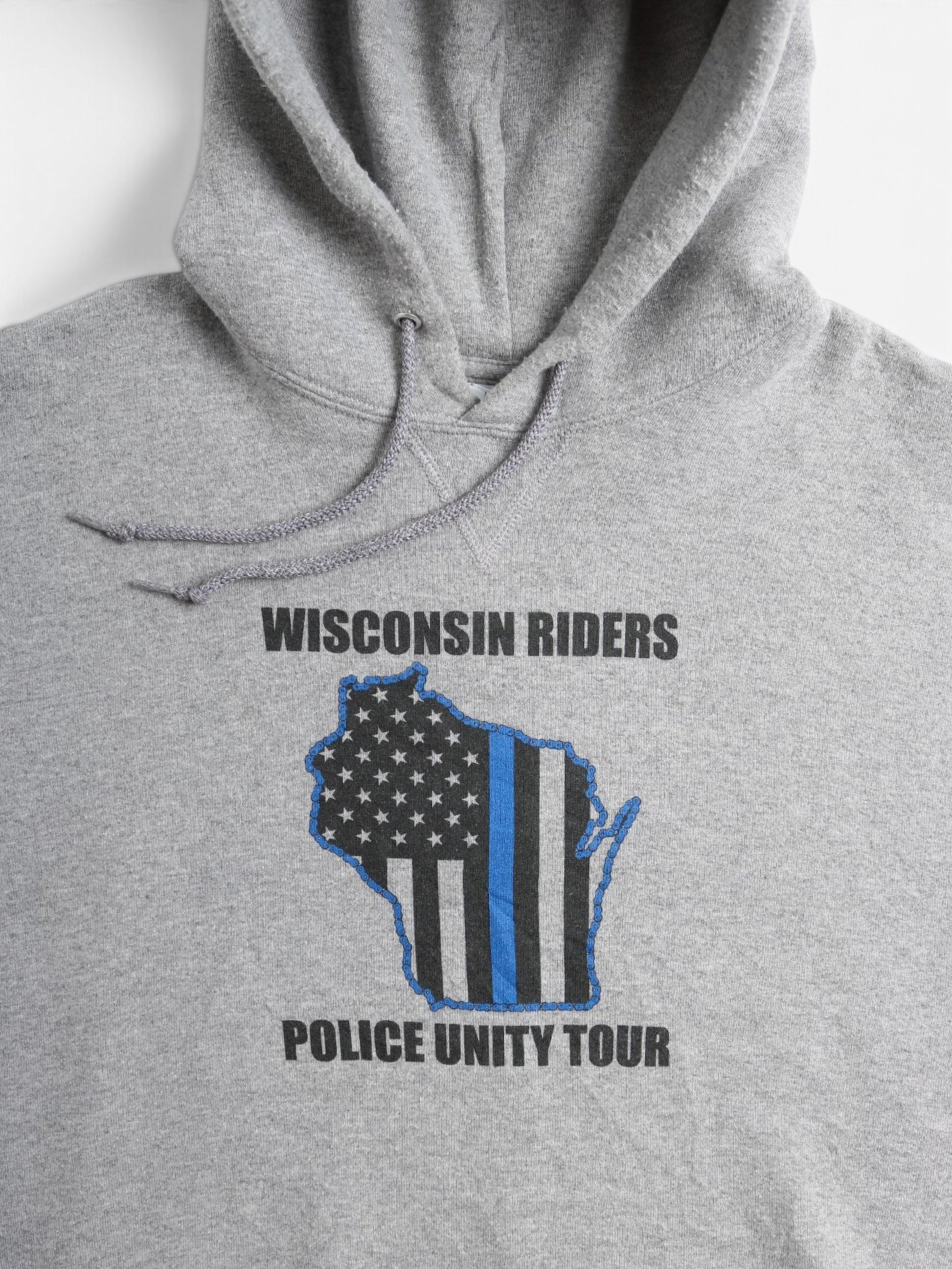Vintage 'Wisconsin' Hooded Sweatshirt