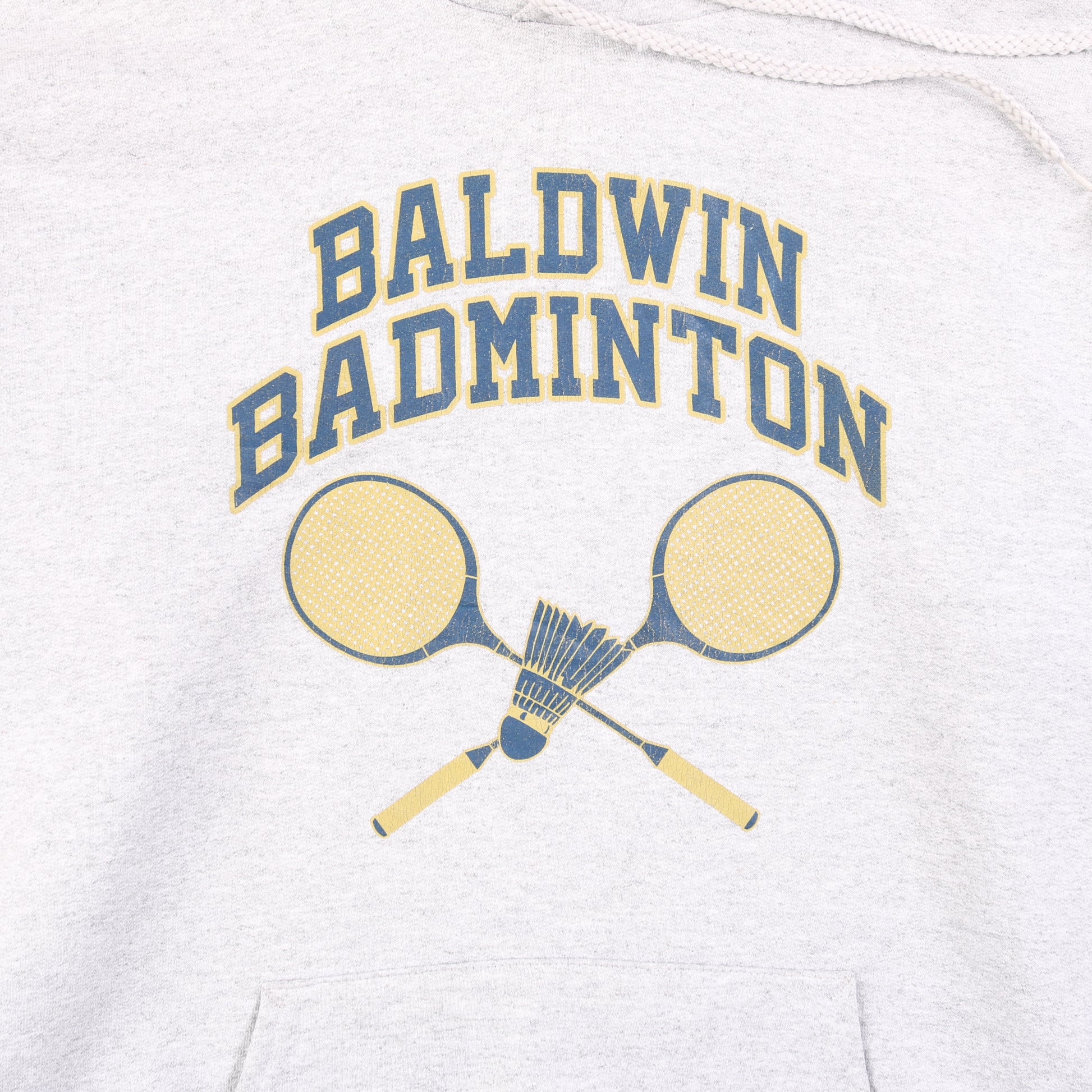 Vintage 'Baldwin Badminton' Champion Hooded Sweatshirt - American Madness