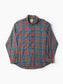 Vintage Flannel Shirt - Blue Check