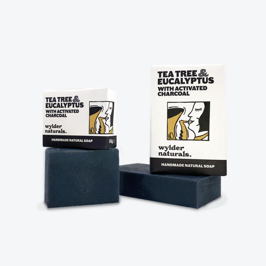 Natural Soap - Tea Tree & Eucalyptus with Activated Charcoal - American Madness