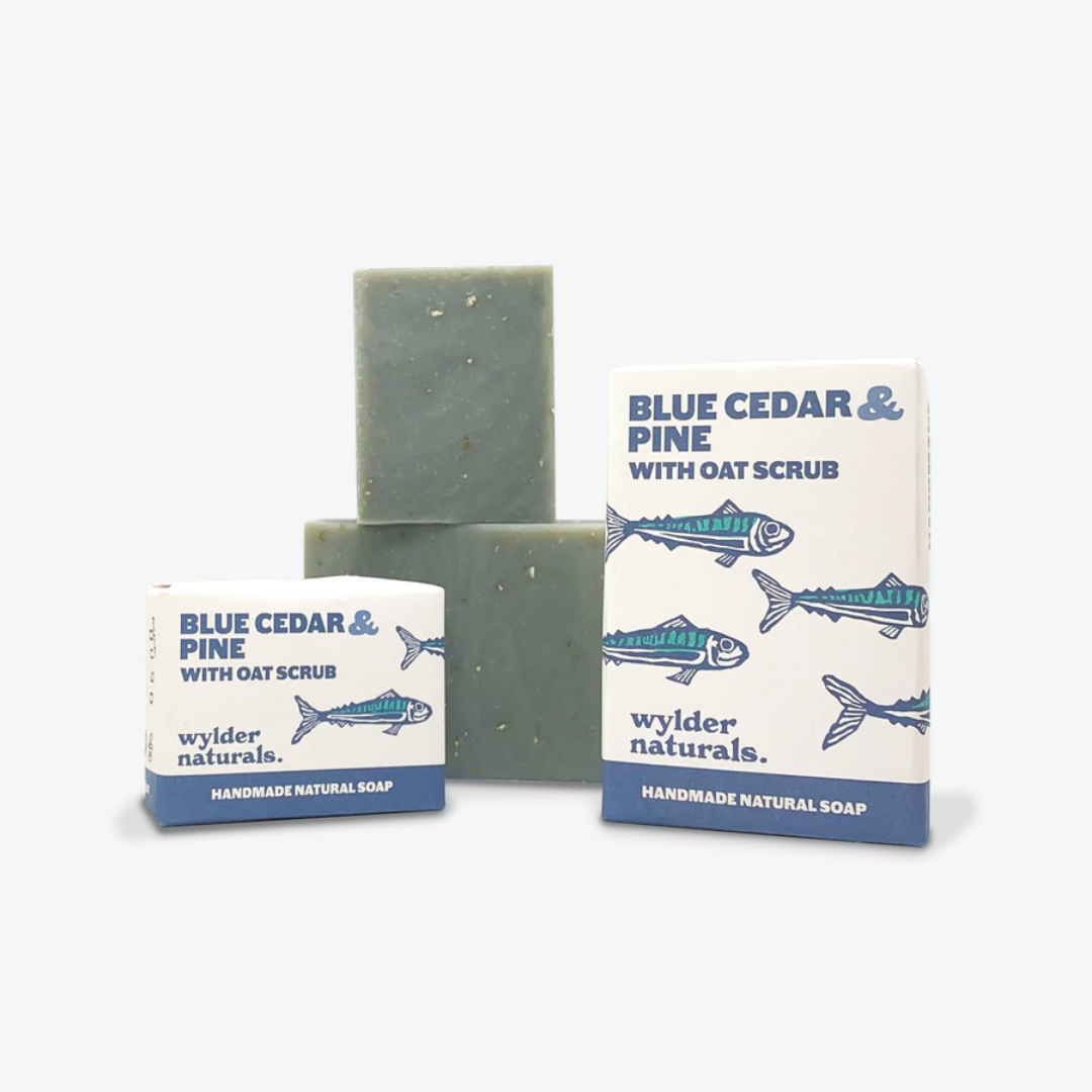 Natural Soap - Blue Cedar & Pine with Oats - American Madness