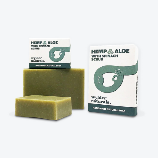 Natural Soap - Hemp & Aloe with Spinach Scrub - American Madness