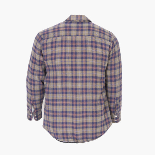 Fleece Flannel Jacket - Blue Check - American Madness