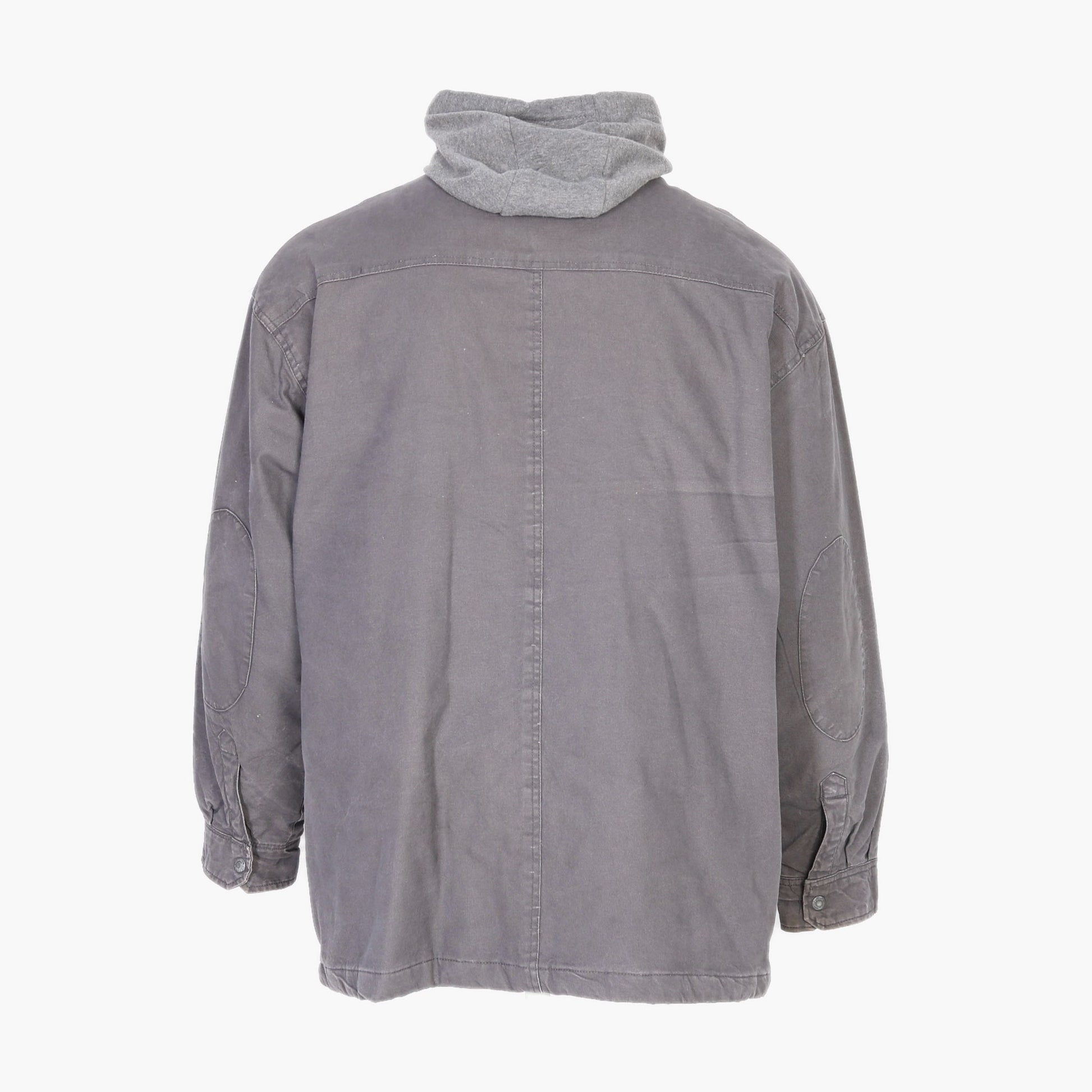 Fleece Hooded Jacket - Grey - American Madness