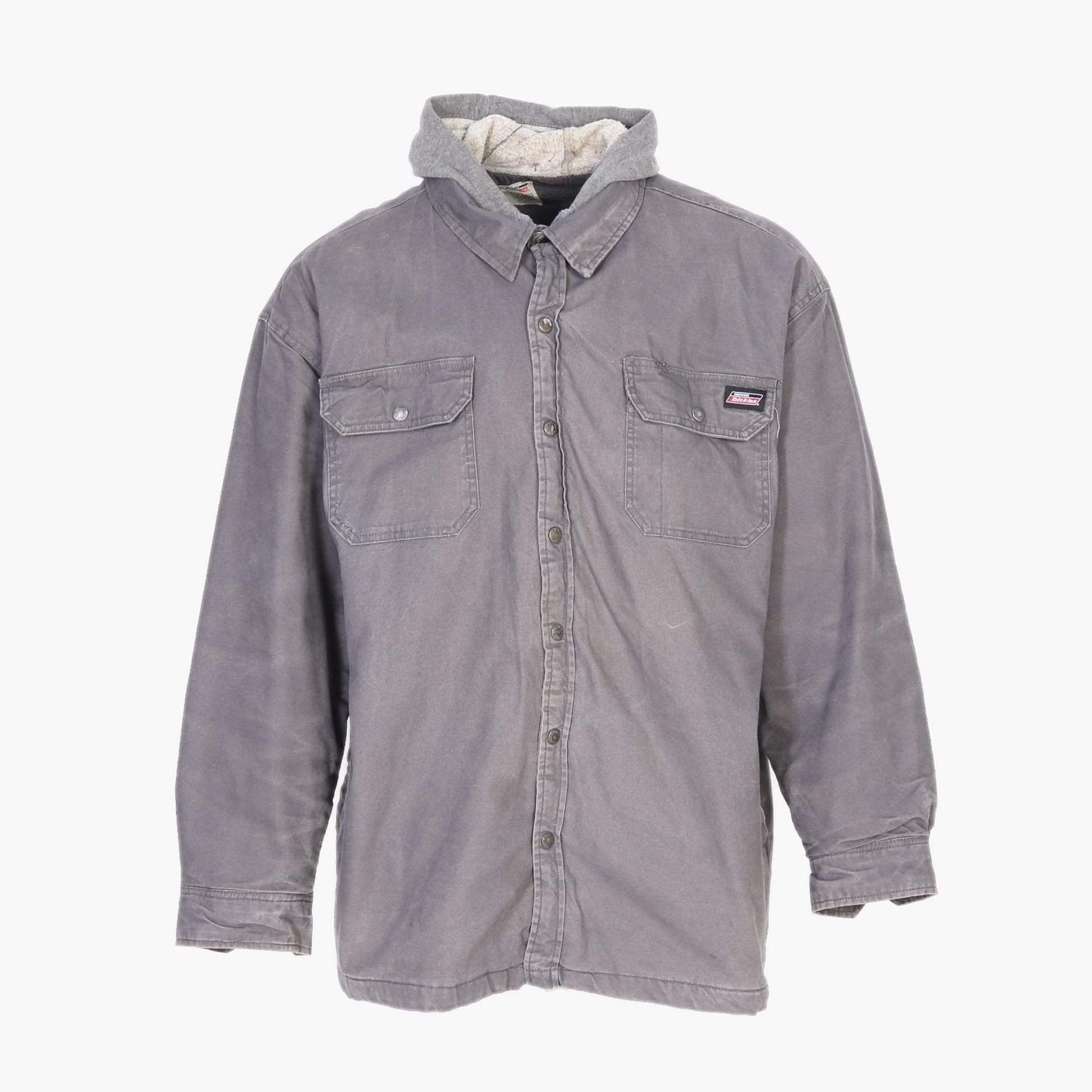 Fleece Hooded Jacket - Grey - American Madness