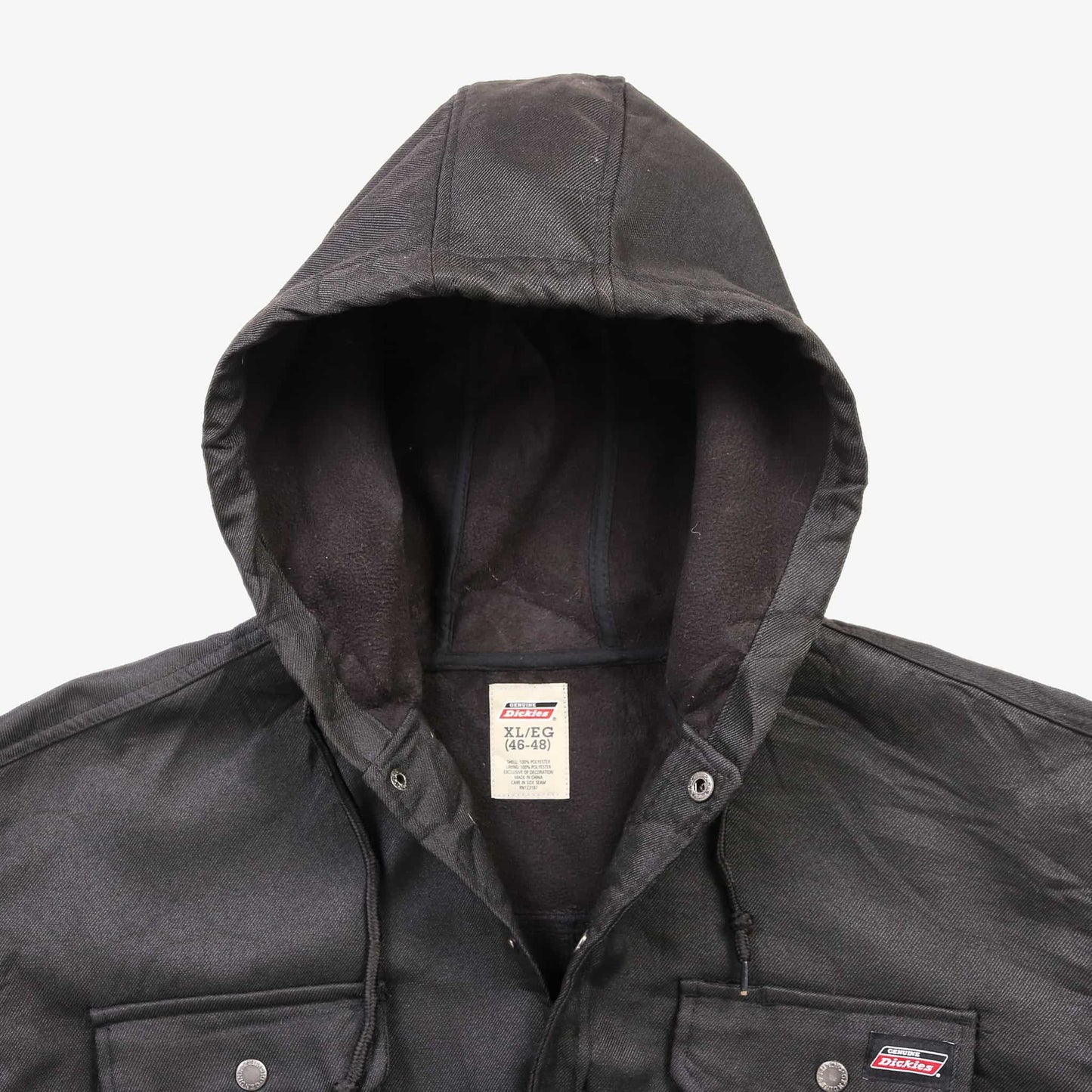 Fleece Hooded Jacket - Black - American Madness
