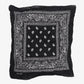 Vintage Bandana - Black - American Madness