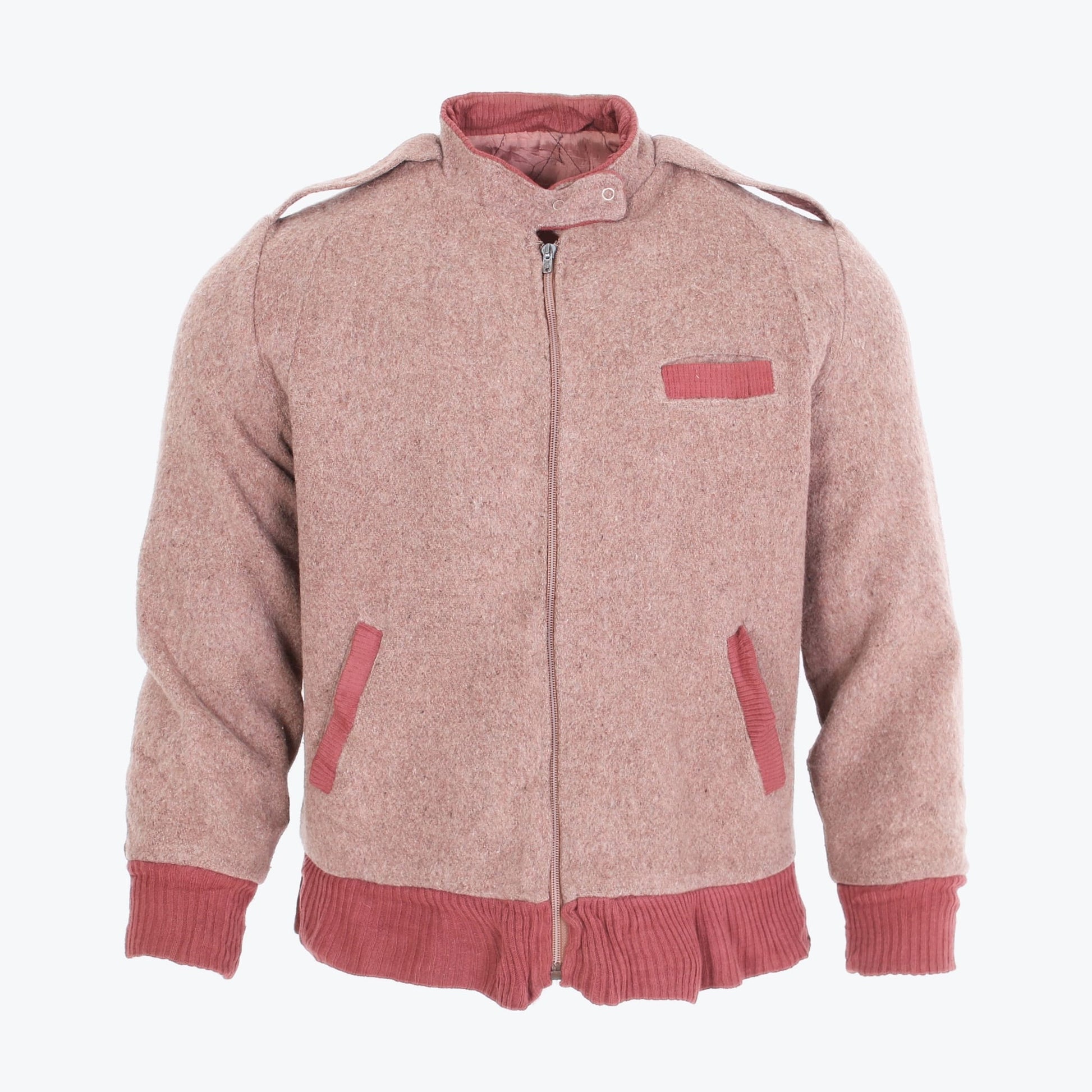 Blouson aviateur en laine American Madness