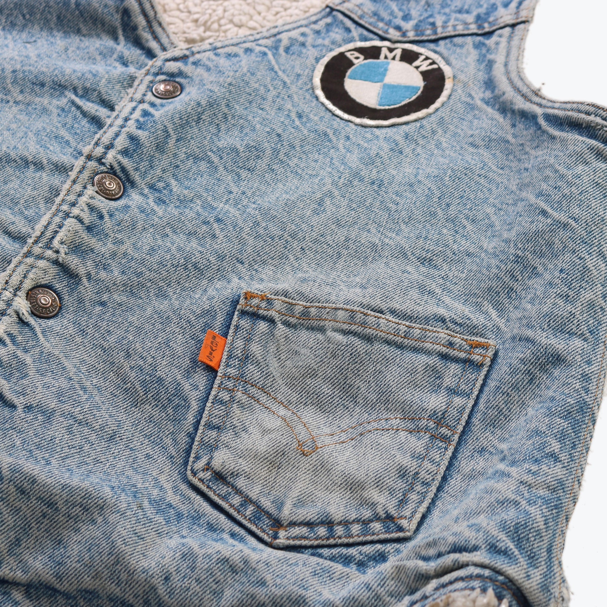 Vintage Denim BMW Vest - American Madness