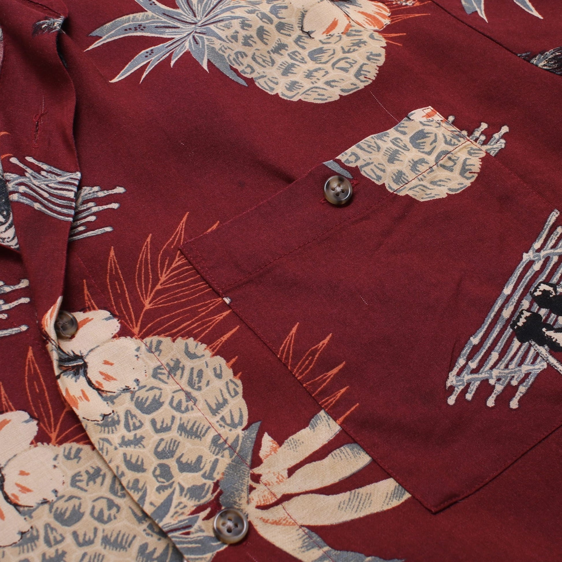 Vintage 'Pineapple' Hawaiian Shirt - American Madness