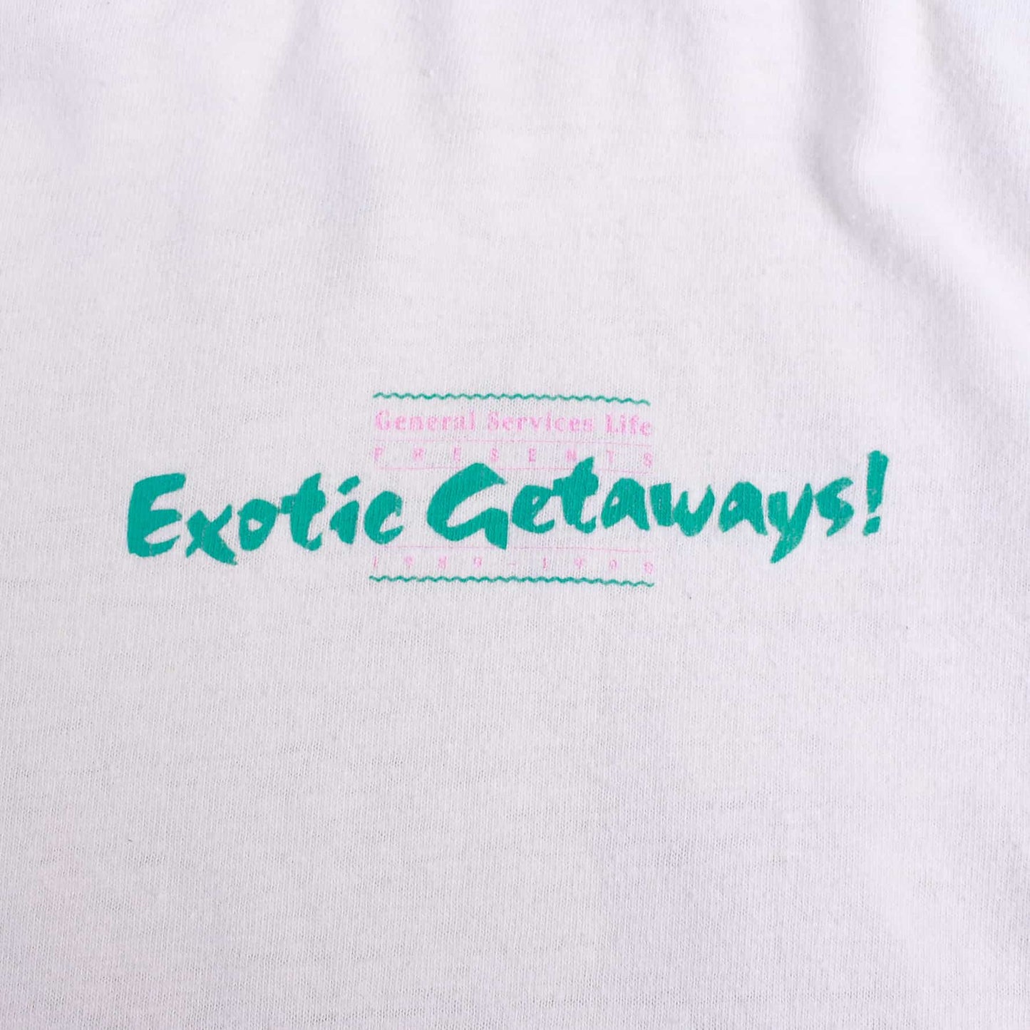 Vintage 'Exotic Getaways!' T-Shirt - American Madness