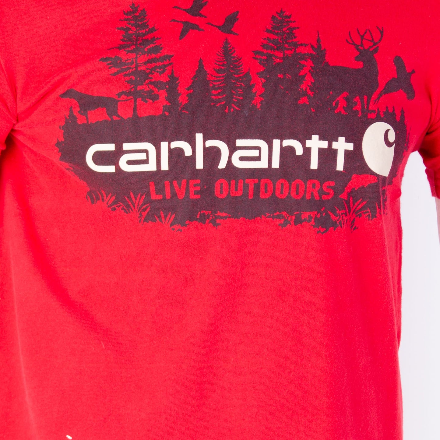Vintage Carhartt T-Shirt - Red - American Madness