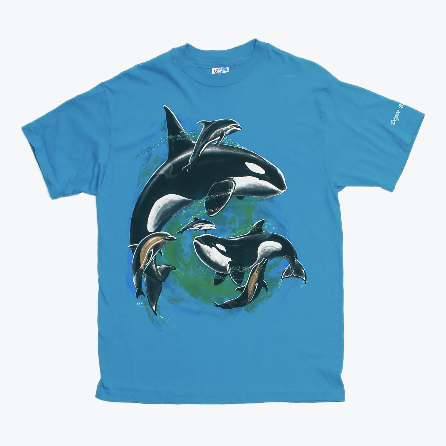 Vintage Dolphin T Shirt American Madness