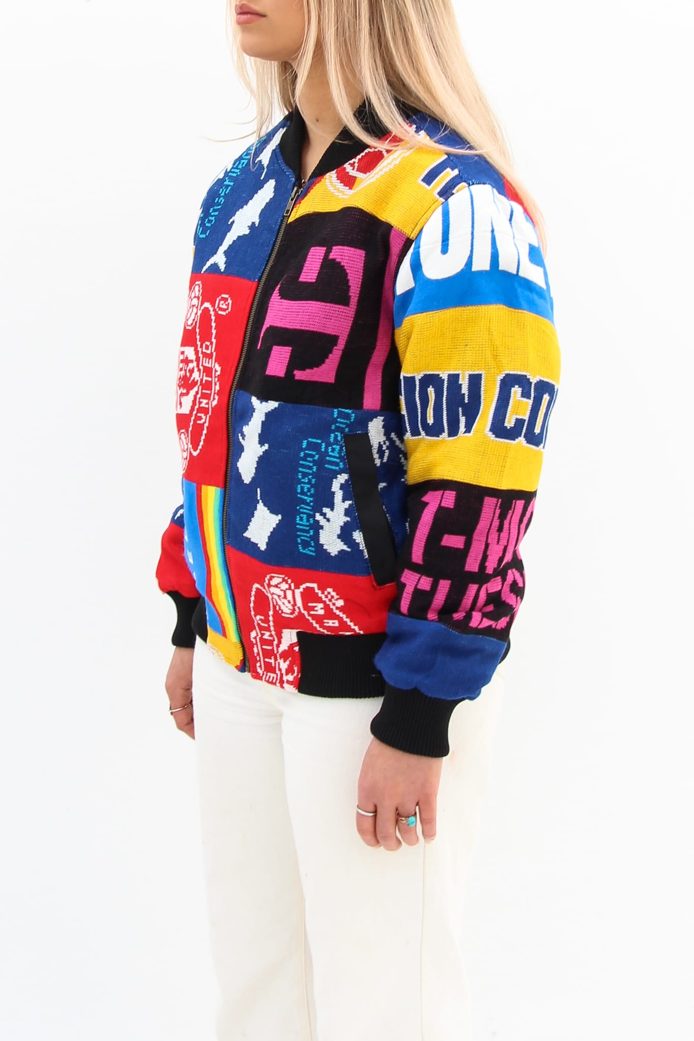 AM Re-Worked Football Scarf Jacket #2 - American Madness