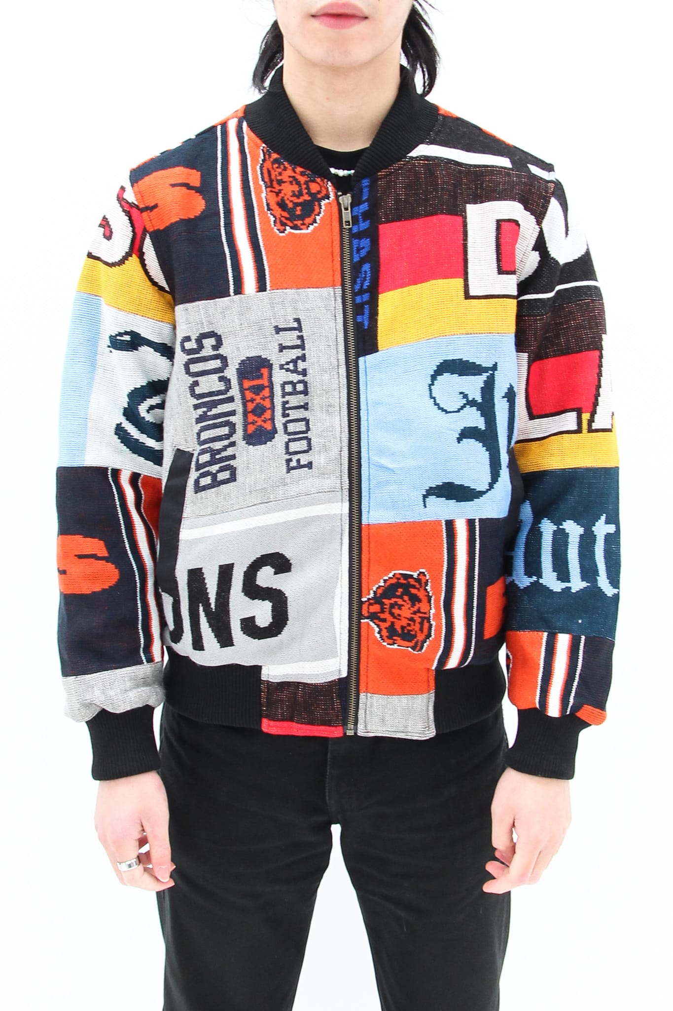 AM Re-Worked Football Scarf Jacket #10 - American Madness