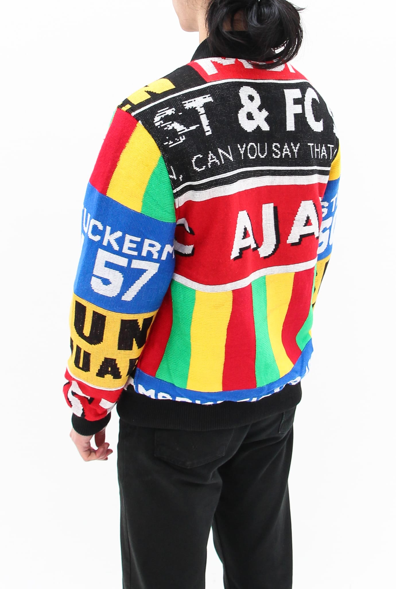 AM Re-Worked Football Scarf Jacket #26 - American Madness