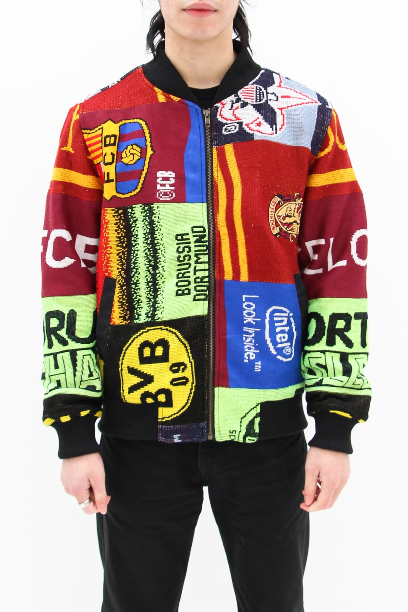 AM Re-Worked Football Scarf Jacket #39 - American Madness