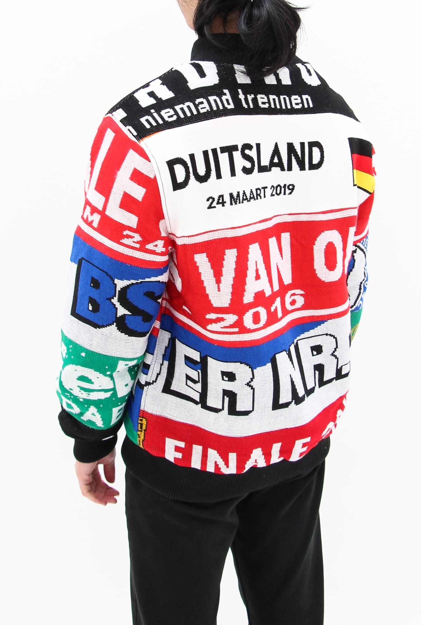 AM Re-Worked Football Scarf Jacket #49 - American Madness