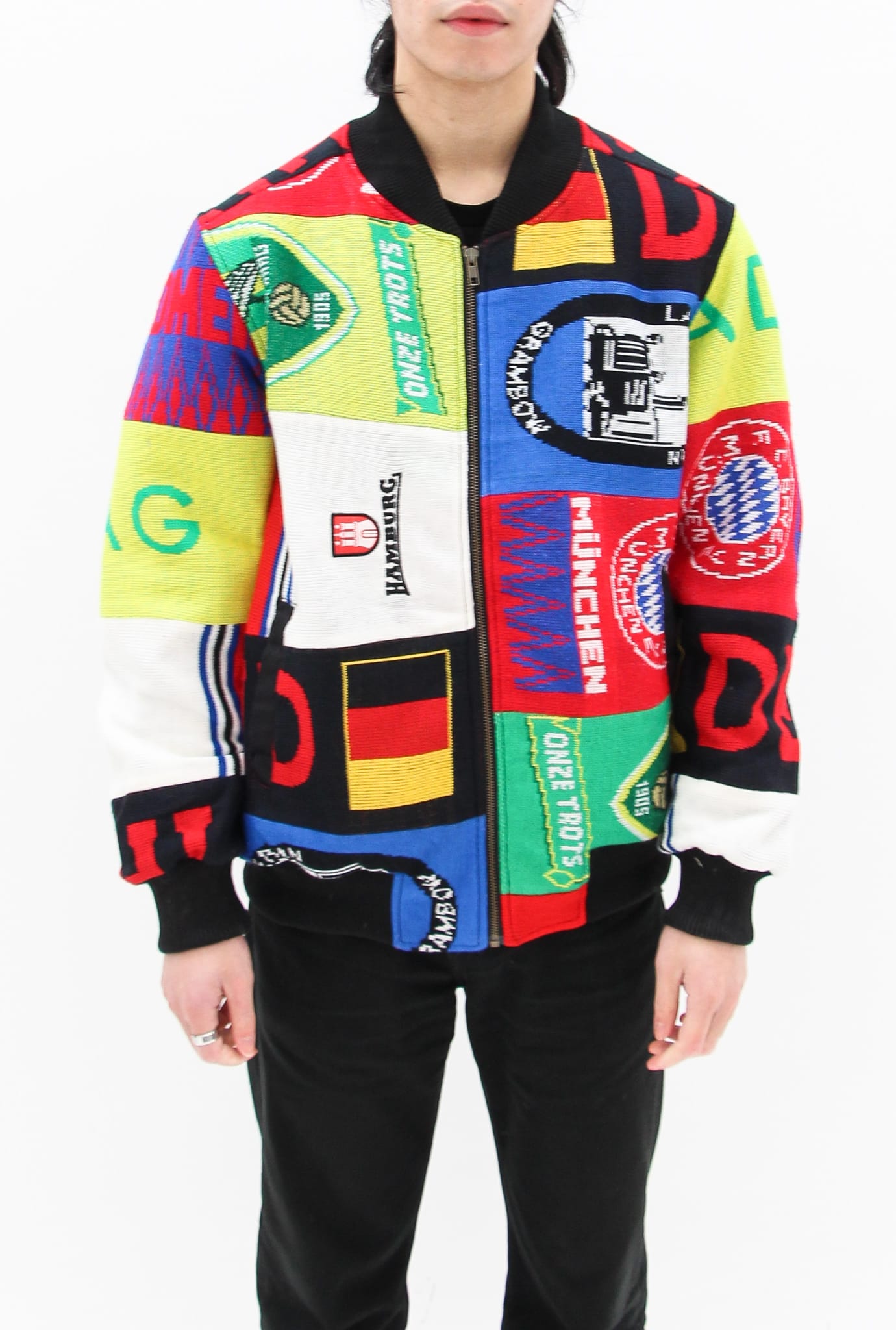 AM Re-Worked Football Scarf Jacket #51 - American Madness