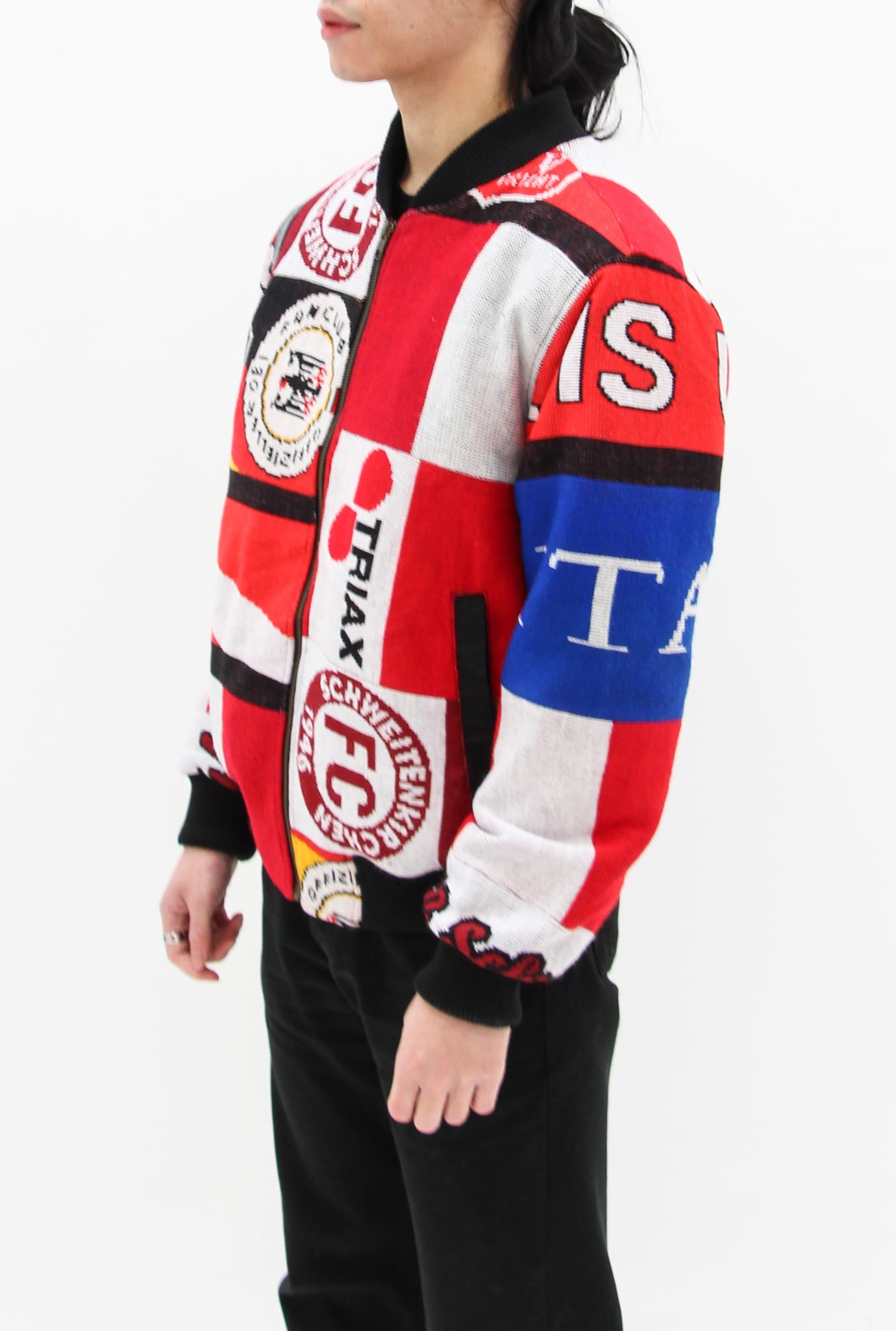 AM Re-Worked Football Scarf Jacket #47 - American Madness