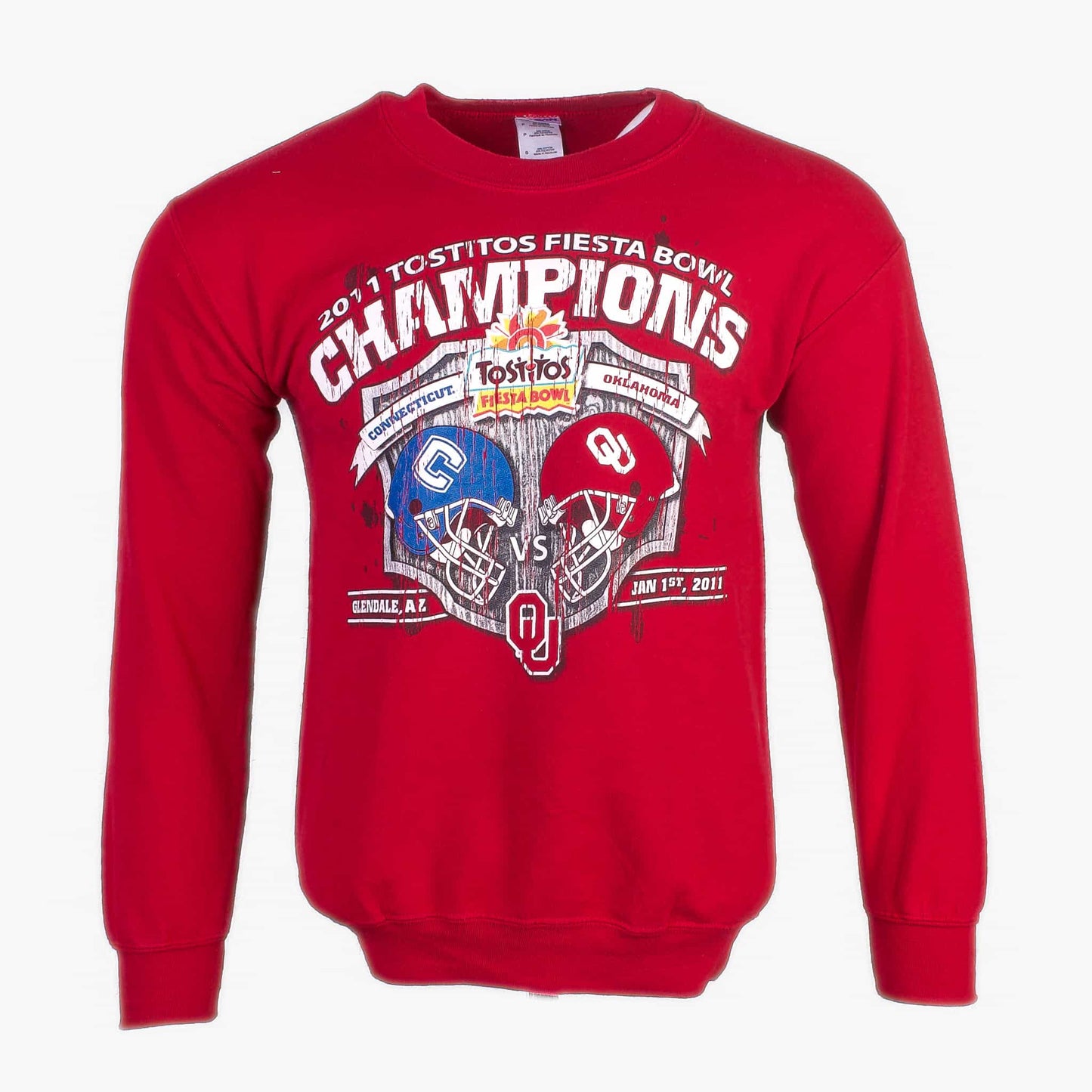 Vintage Tostito's Fiesta Bowl Graphic Sweatshirt - Red - American Madness