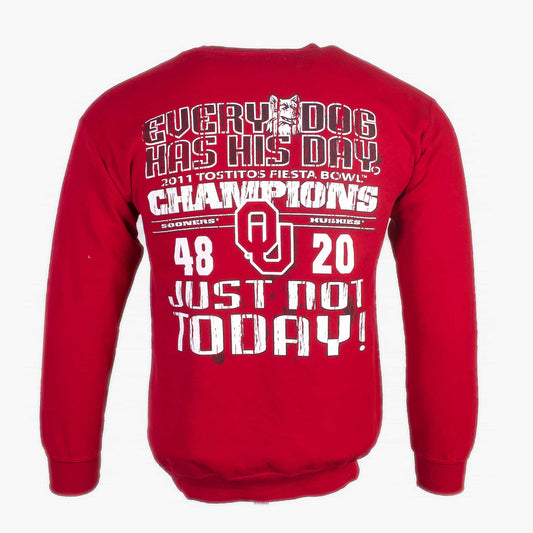 Vintage Tostito's Fiesta Bowl Graphic Sweatshirt - Red - American Madness