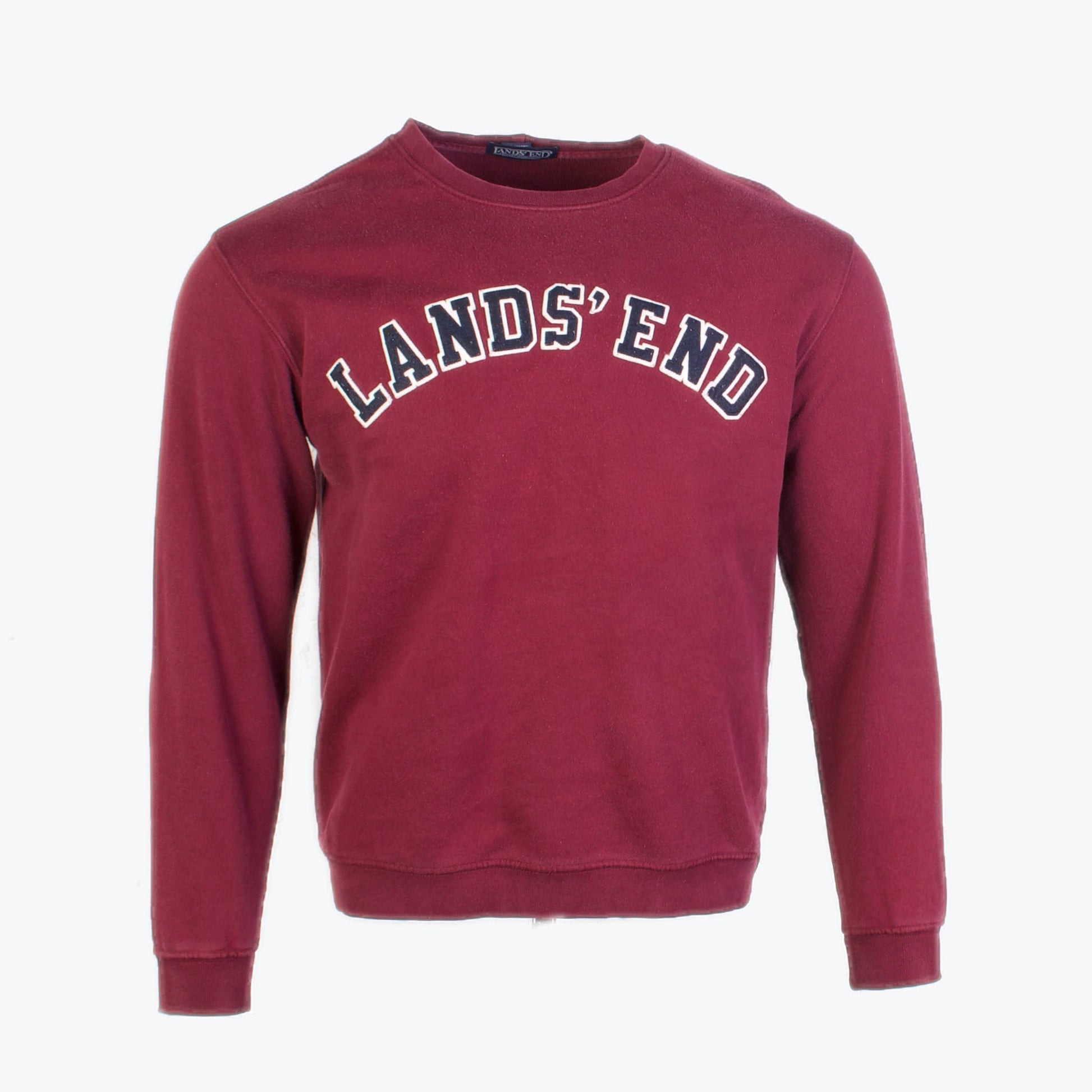 Vintage 'Lands' End' Graphic Sweatshirt - Red - American Madness