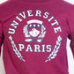 Vintage 'Paris University' Graphic Sweatshirt - Red - American Madness