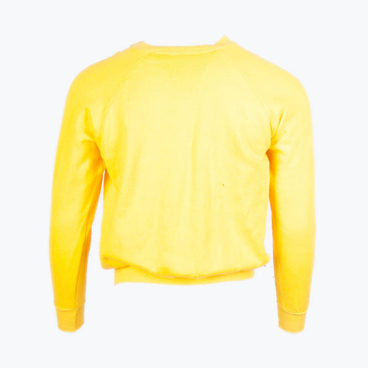 Vintage 'VU' Graphic Sweatshirt - Yellow - American Madness