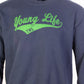 Vintage 'Young Life' Graphic Sweatshirt - Navy - American Madness