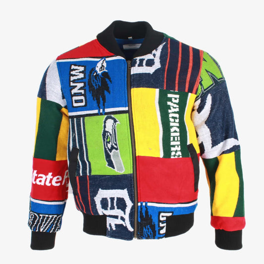 AM Re-Worked Football Scarf Jacket #32 - American Madness