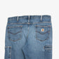 Vintage Carhartt Classic Fit Jean - Washed Denim - 36/30 - American Madness