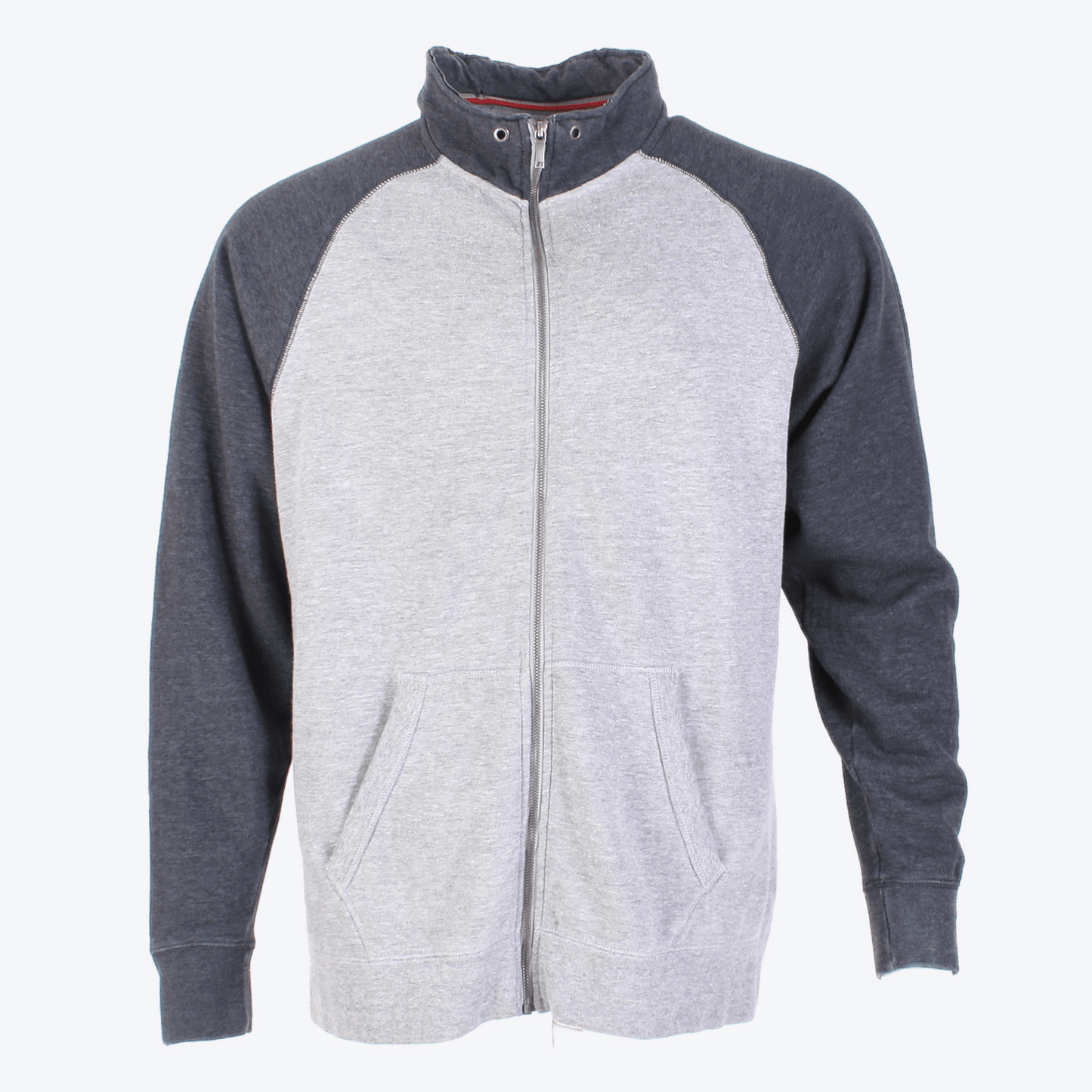 Vintage Zipped Sweatshirt - Grey - American Madness