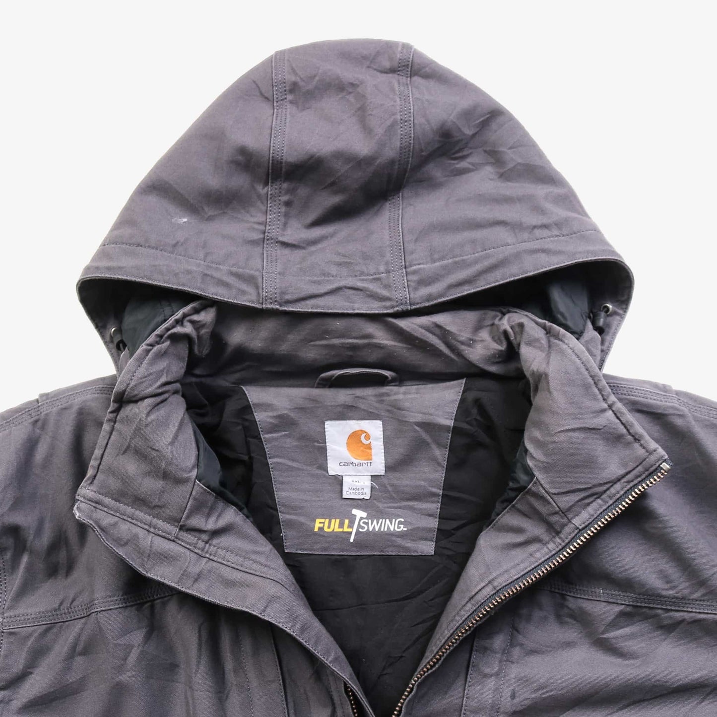 Hooded Parka Jacket - Grey - American Madness