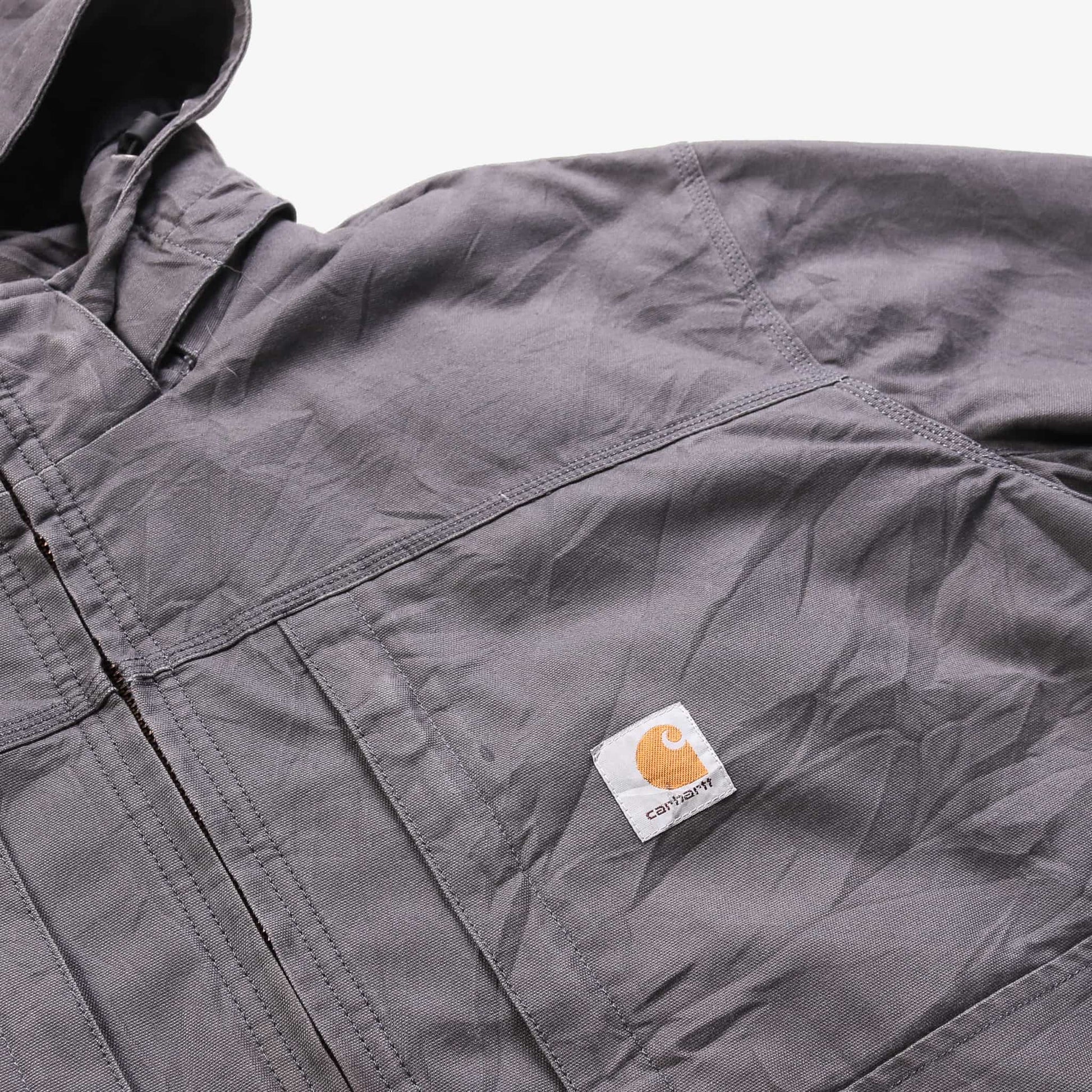 Hooded Parka Jacket - Grey - American Madness