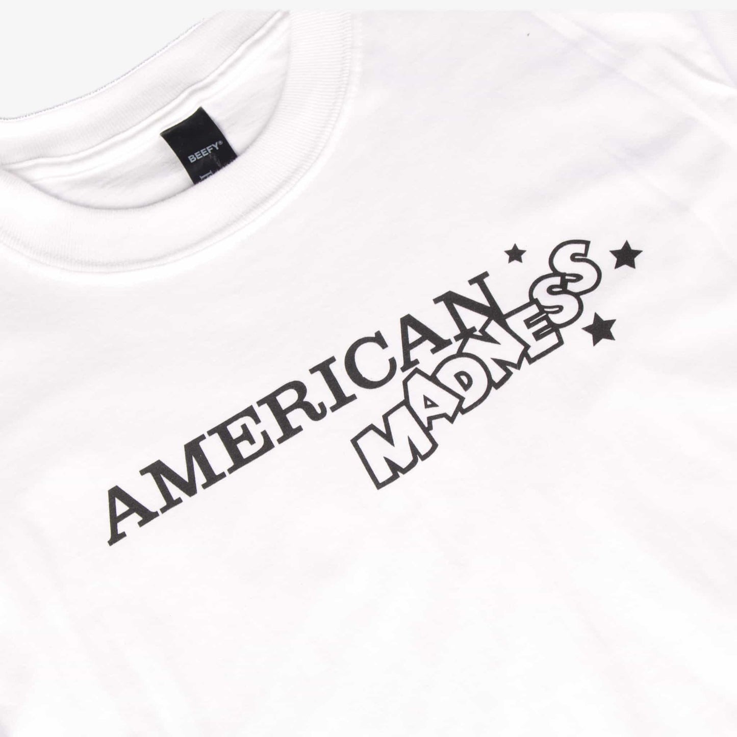 American Madness 80's Logo Tee - Monochrome - American Madness