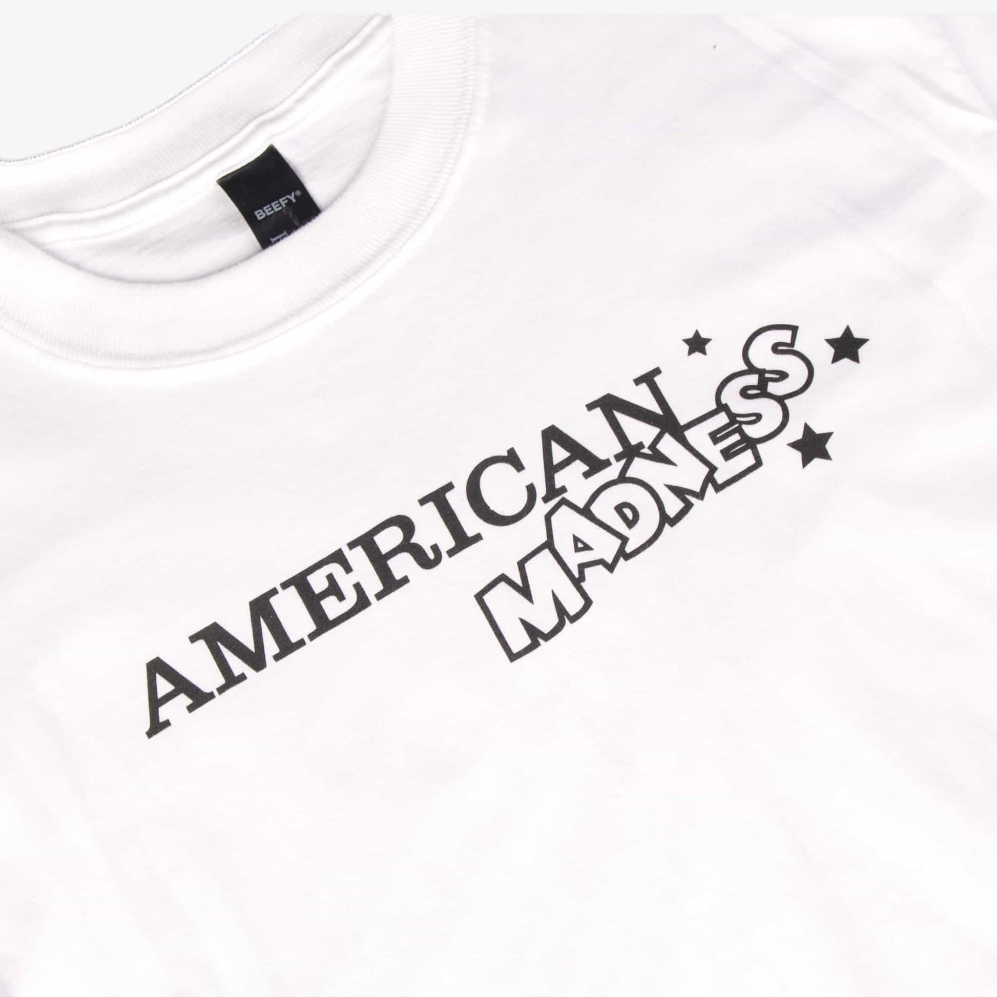 American Madness 80's Logo Tee - Monochrome - American Madness