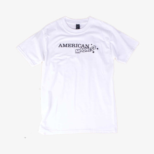 American Madness 80's Logo Tee - Monochrome - American Madness