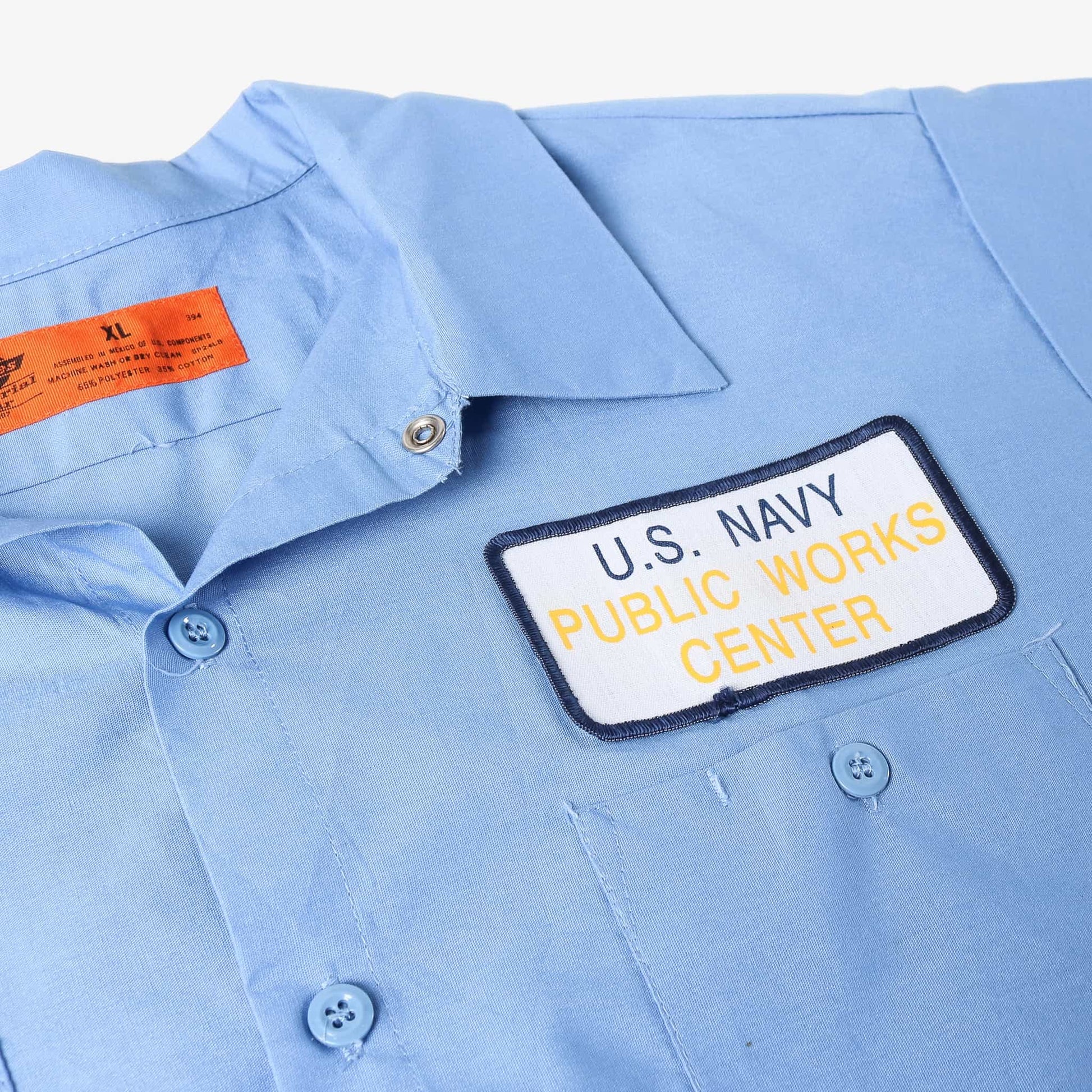 Vintage U.S NAVY Garage Work Shirt - American Madness