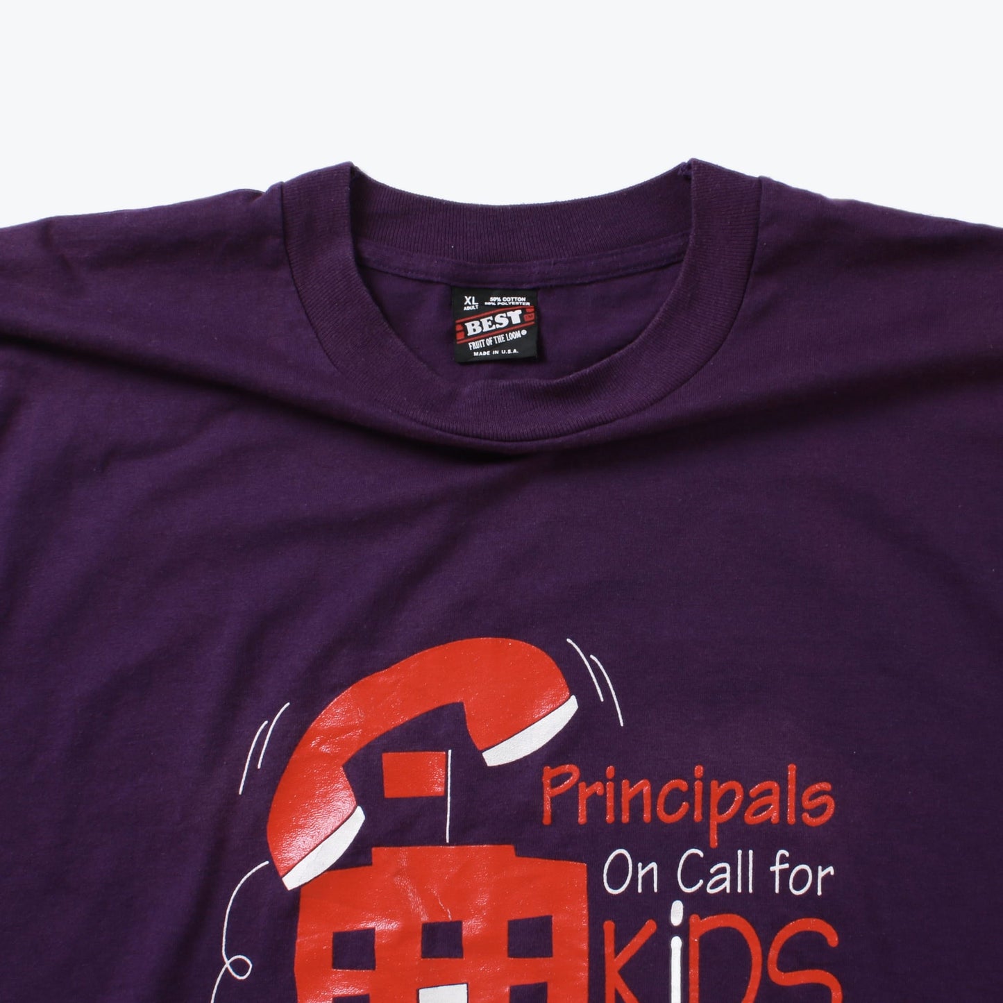 Vintage 'National Principals' Hotline' T-shirt - American Madness