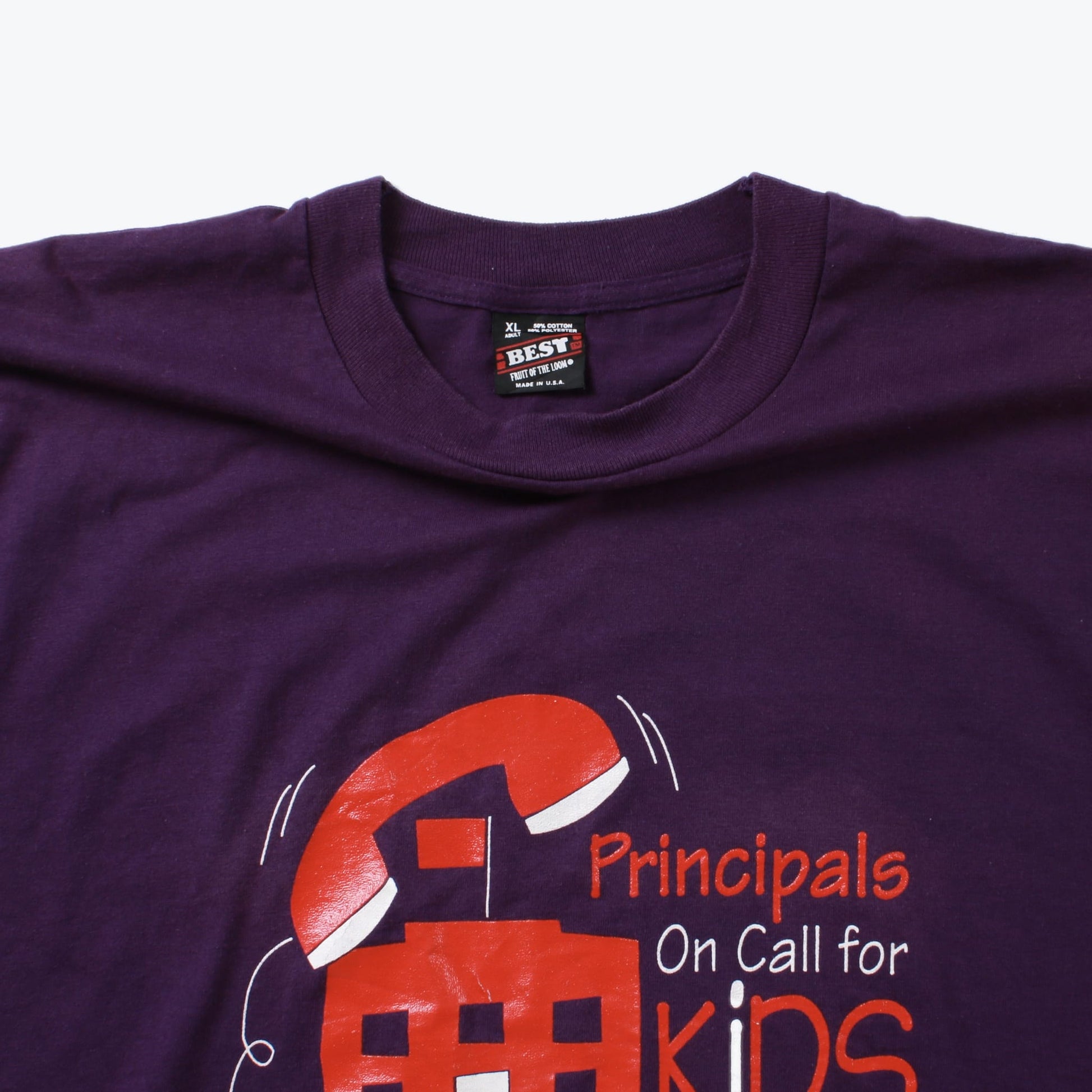 Vintage 'National Principals' Hotline' T-shirt - American Madness