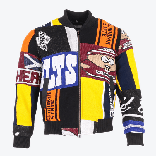 AM Re-Worked Football Scarf Jacket #5 - American Madness