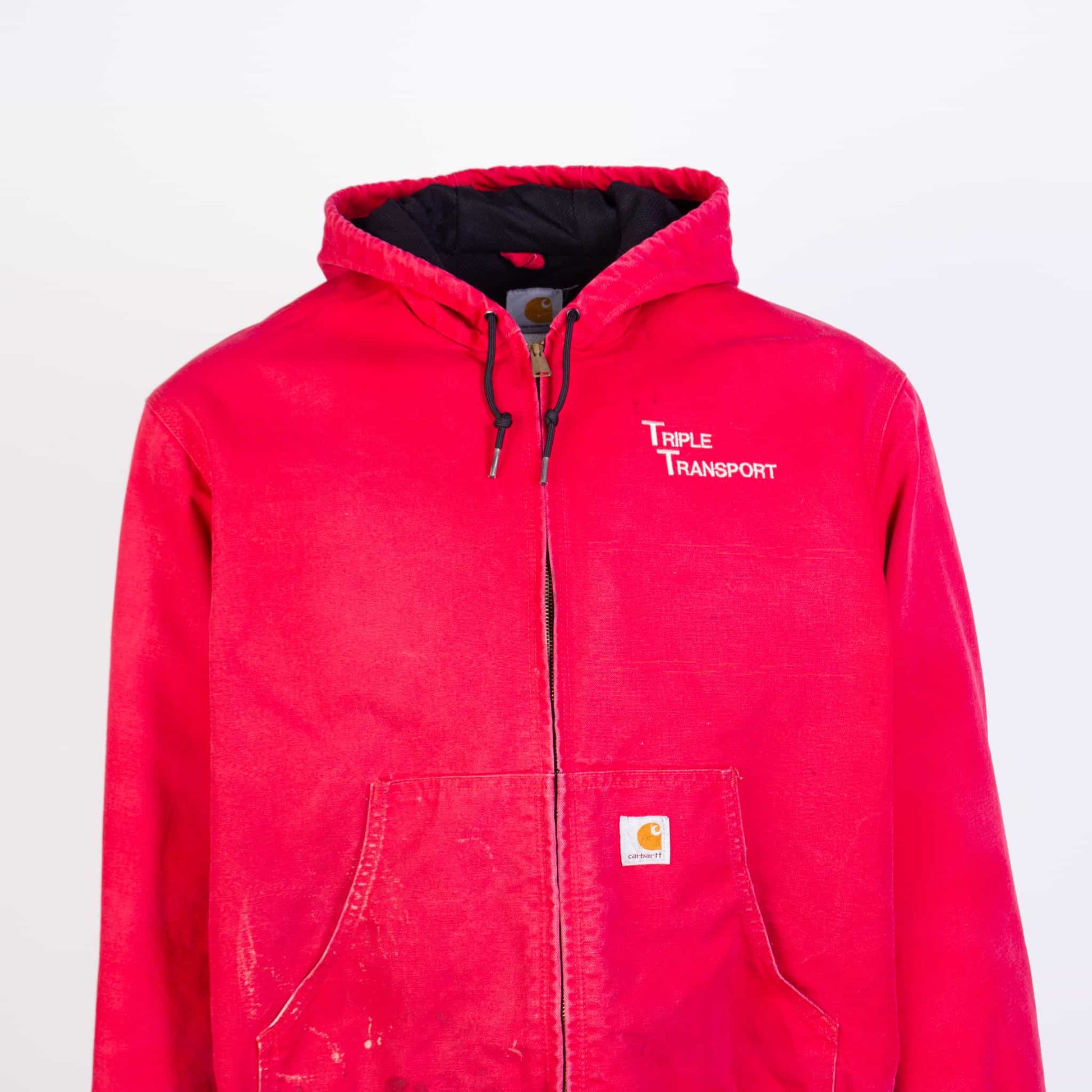 Vintage Carhartt Active Hooded Jacket - Red - American Madness