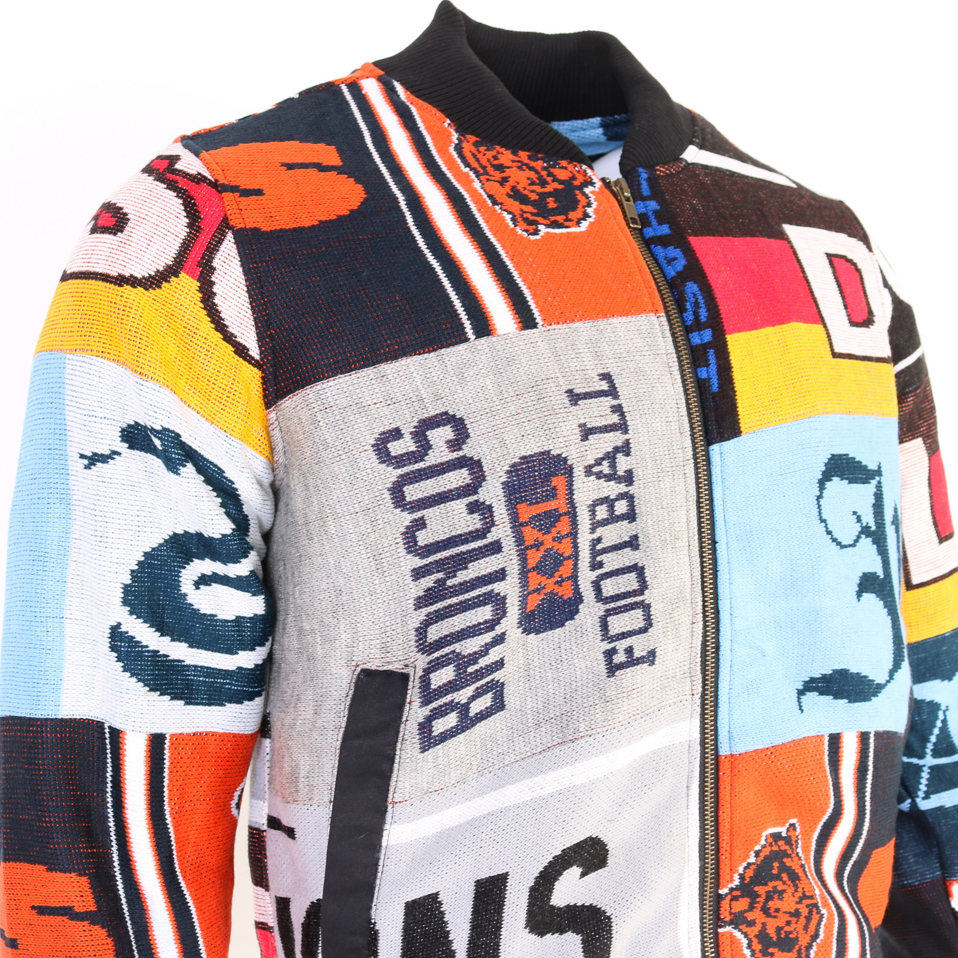 AM Re-Worked Football Scarf Jacket #10 - American Madness