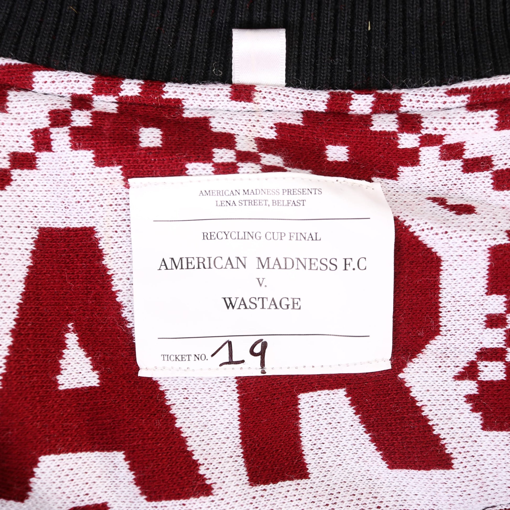 AM Re-Worked Football Scarf Jacket #19 - American Madness