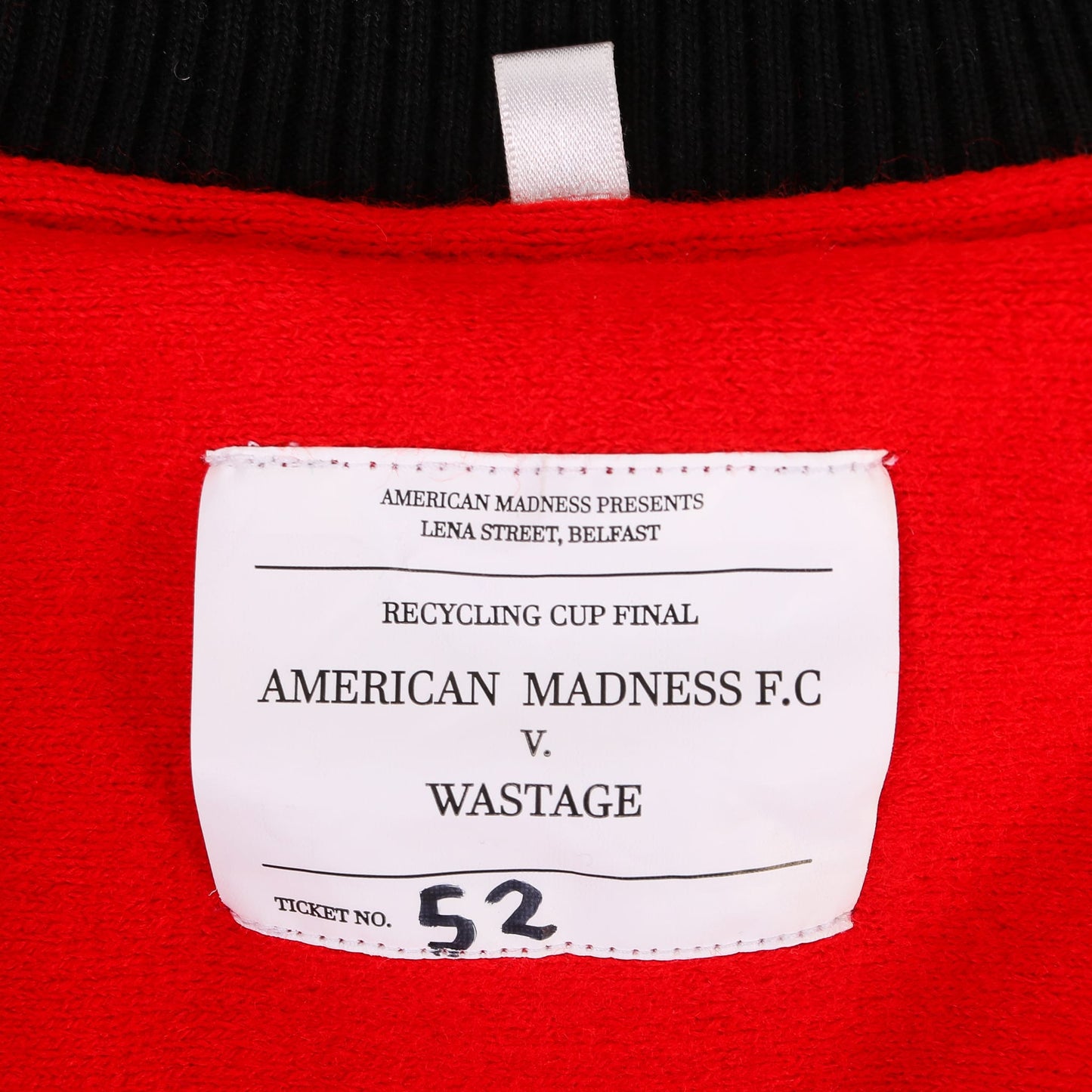 AM Re-Worked Football Scarf Jacket #52 - American Madness